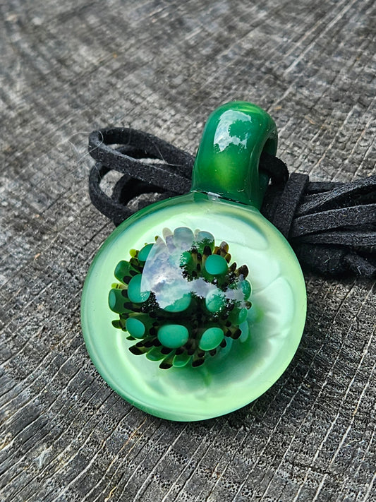 Chromium & Galaxy Implosion Pendant