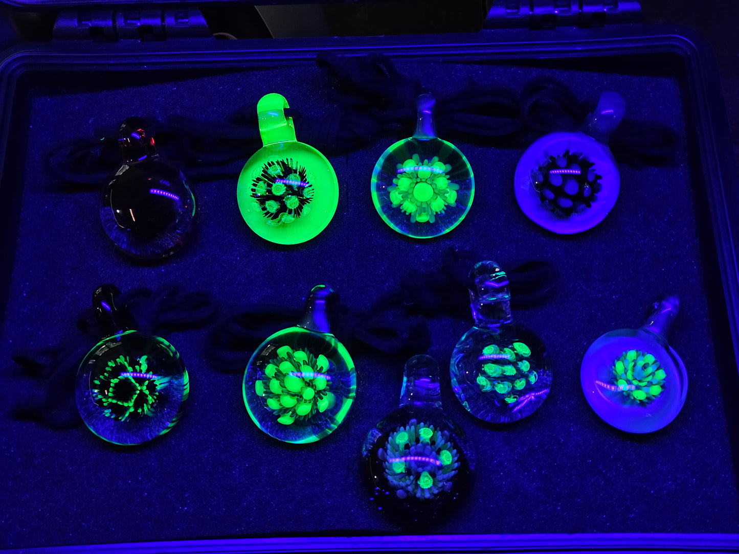 Crushed Opal Implosion Pendant