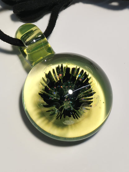 Crushed Opal Implosion Pendant