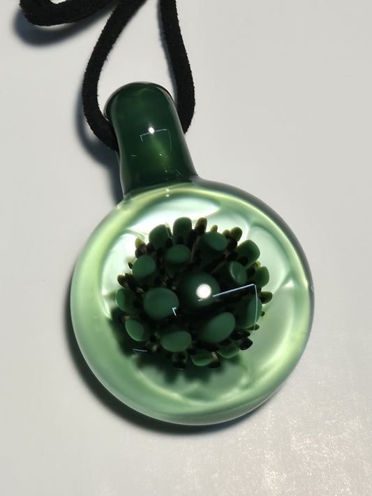 Chromium & Galaxy Implosion Pendant