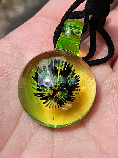 Crushed Opal Implosion Pendant