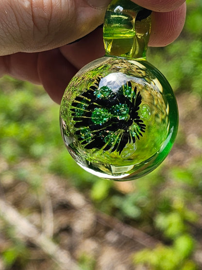 Crushed Opal Implosion Pendant